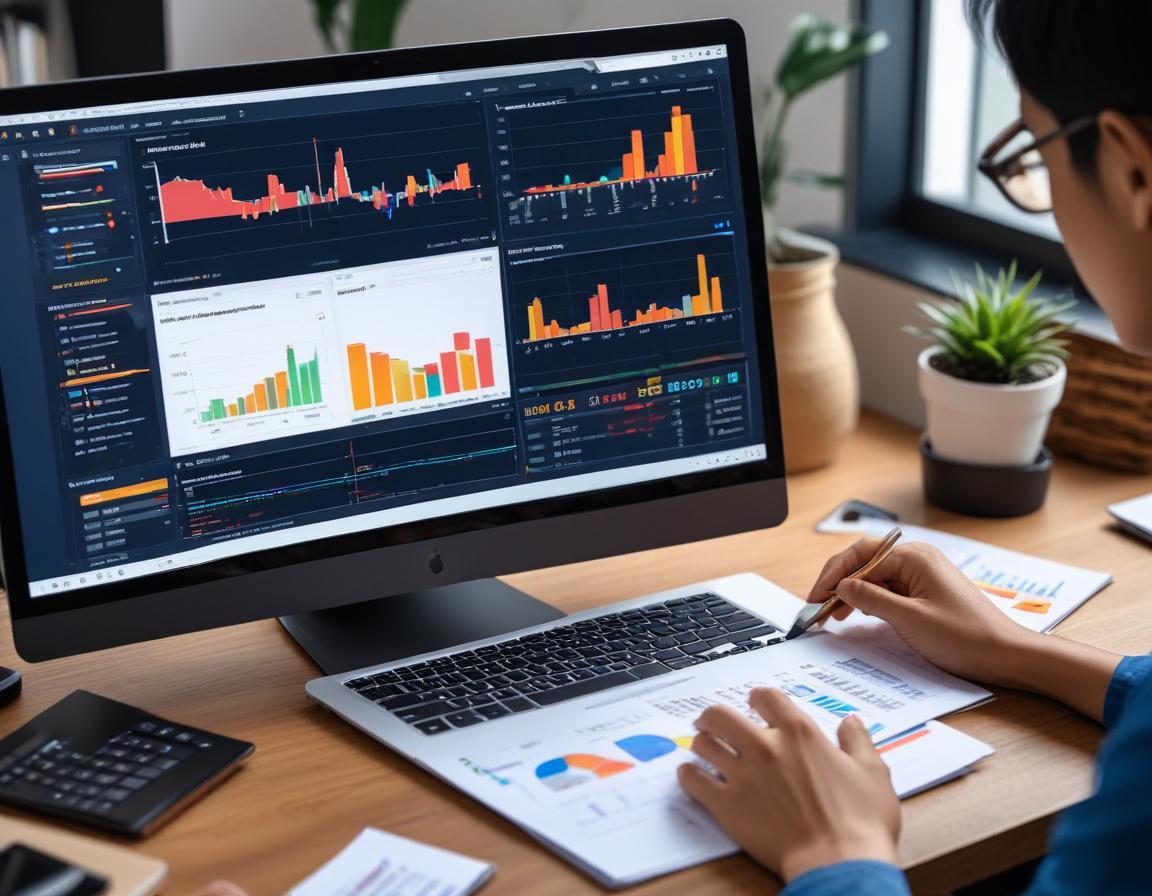 นักเขียนทำงานออนไลน์ในปี 2025 บนแล็ปท็อป กับป้าย