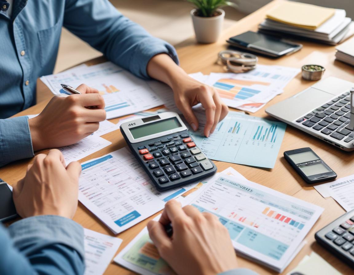 ชายคนหนึ่งกำลังวิเคราะห์การเงินที่บ้าน พร้อมวางแผนเก็บเงินซื้อรถใหม่