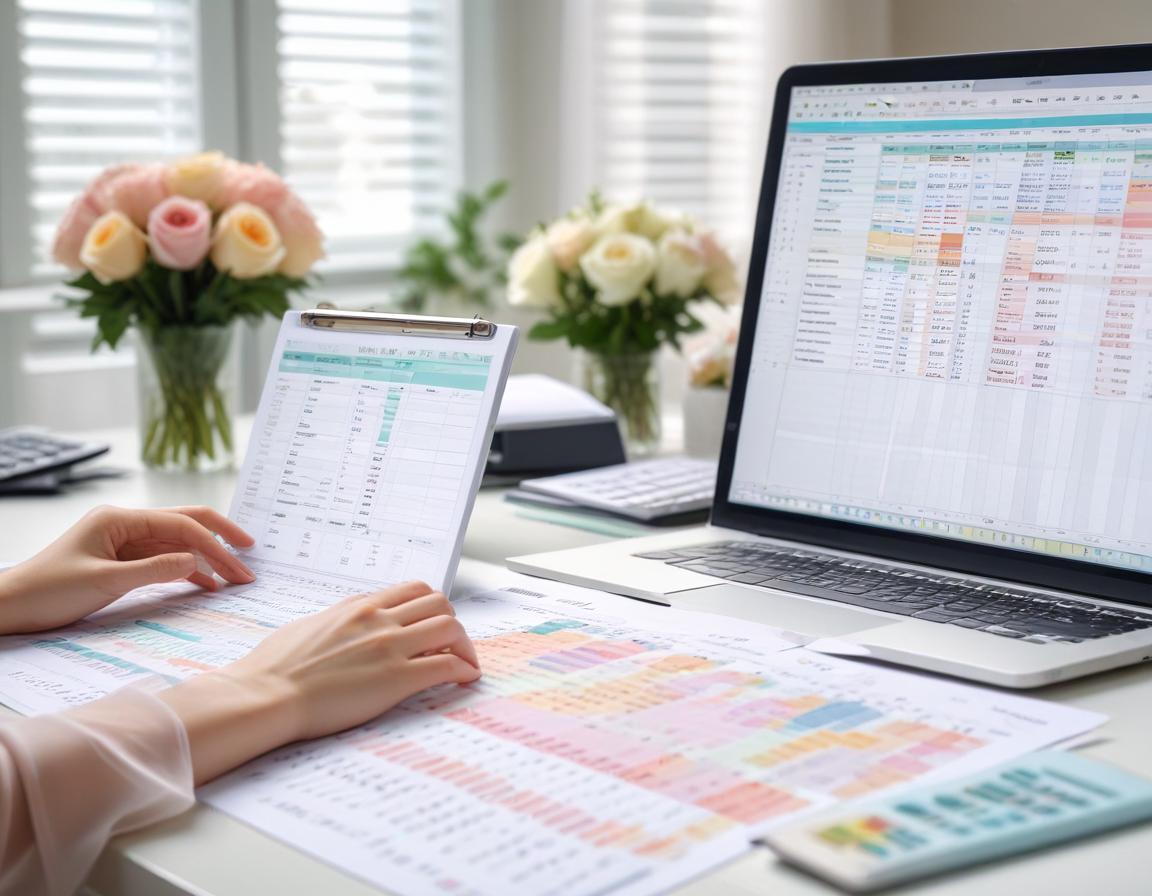 ตารางสเปรดชีตวิเคราะห์ค่าใช้จ่ายในงานแต่งงานพร้อมหัวข้อการเก็บเงินแต่งงาน