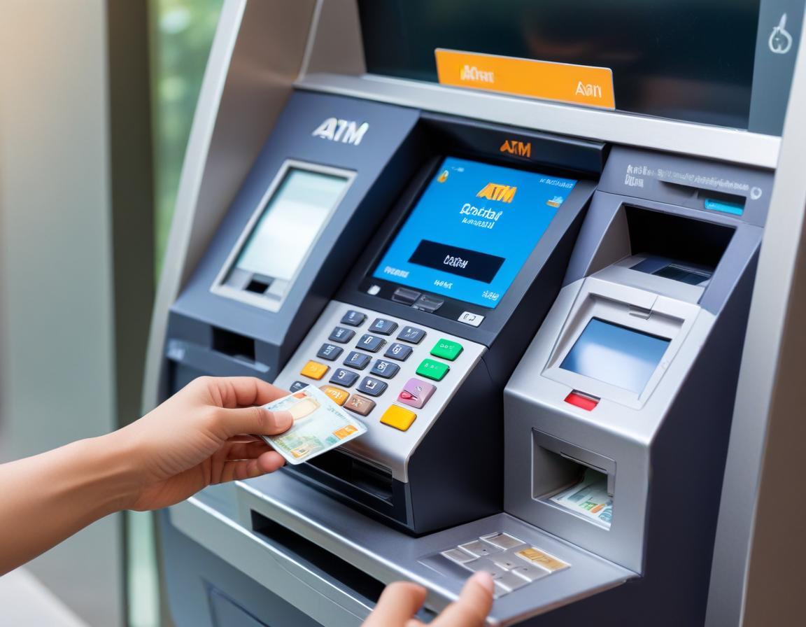ขั้นตอนการถอนเงินจาก ATM พร้อมคำแนะนำทีละขั้นตอนในภาพประกอบ