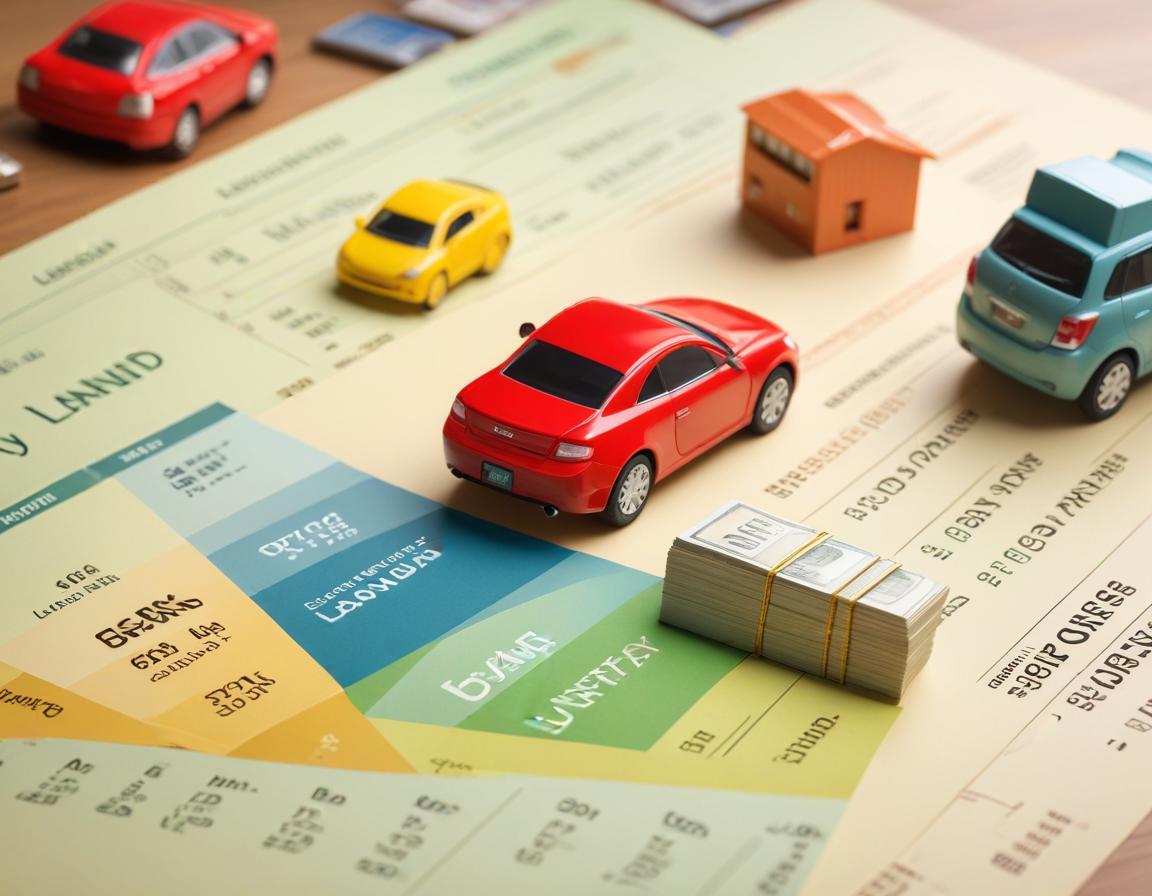 อินโฟกราฟิกแสดงกระบวนการรถแลกเงินพร้อมคำถาม