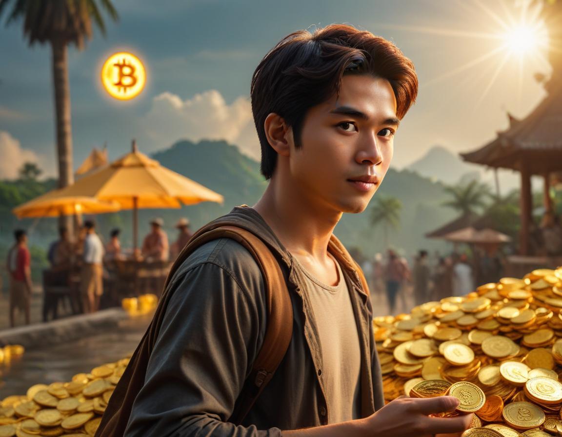 รูปของซาโตชิ นากาโมโตะ บุคคลลึกลับผู้สร้างบิตคอยน์ ในบรรยากาศปริศนา