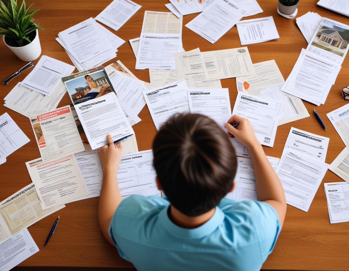 รายการตรวจสอบการเตรียมเอกสารขอสินเชื่อบ้านพร้อมผ่อนกับธนาคาร รูปสีด้วยเอกสารและปากกา