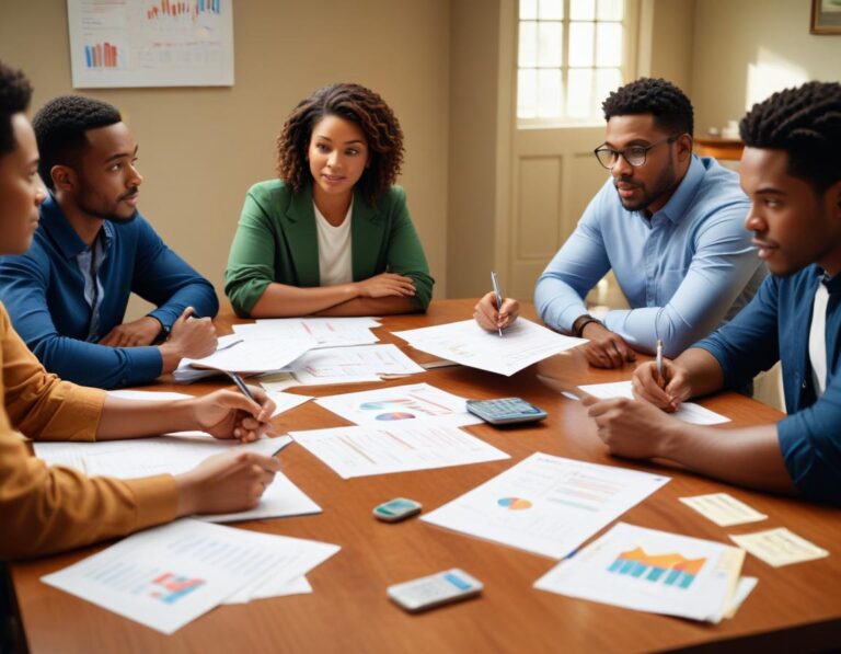 การดูแลหนี้และความหวั่นไหวในเรื่องการเงินในภาพถ่ายความละเอียดสูงแบบเรียลลิสติก