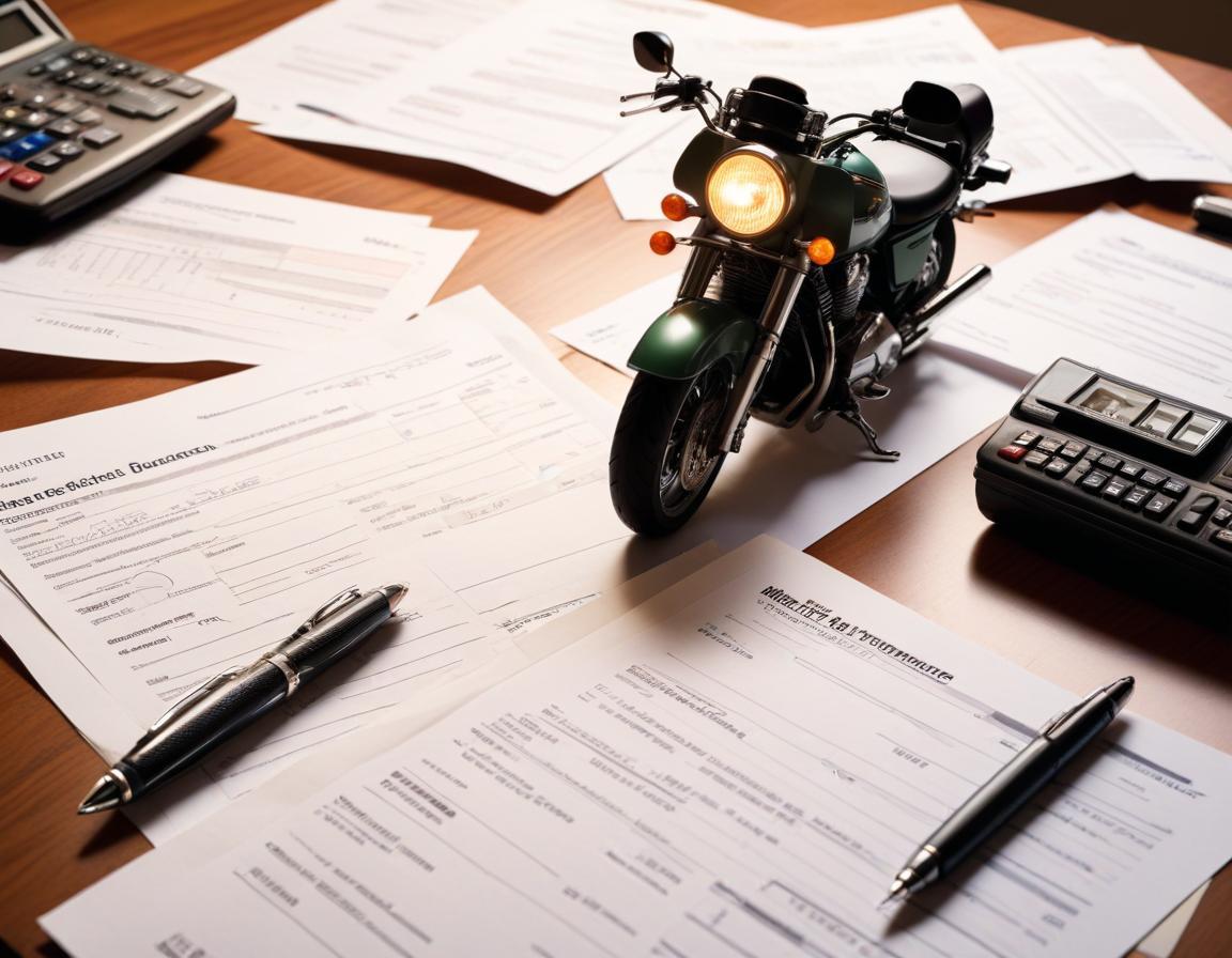 อินโฟกราฟิกเกี่ยวกับประเภทของการรีไฟแนนซ์รถมอเตอร์ไซค์ มีโลโก้และข้อมูลที่สำคัญ