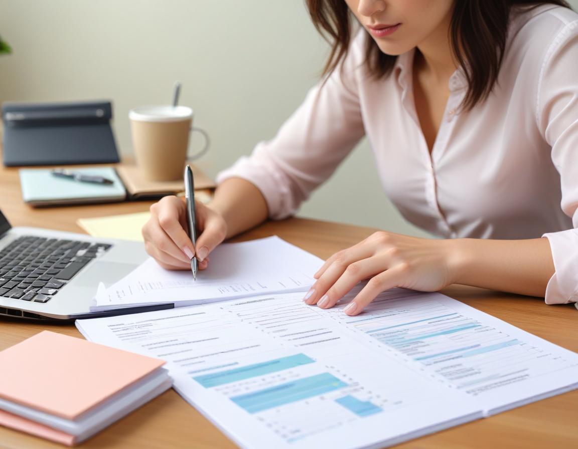 ผู้หญิงกำลังคำนวณการเงินเพื่อวางแผนการออมสำหรับซื้อบ้านในอนาคต