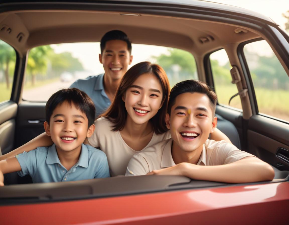 ครอบครัวมีความสุขกับการเข้าถึงเงินง่ายจากสินเชื่อรถแลกเงิน ไม่เช็คบูโร