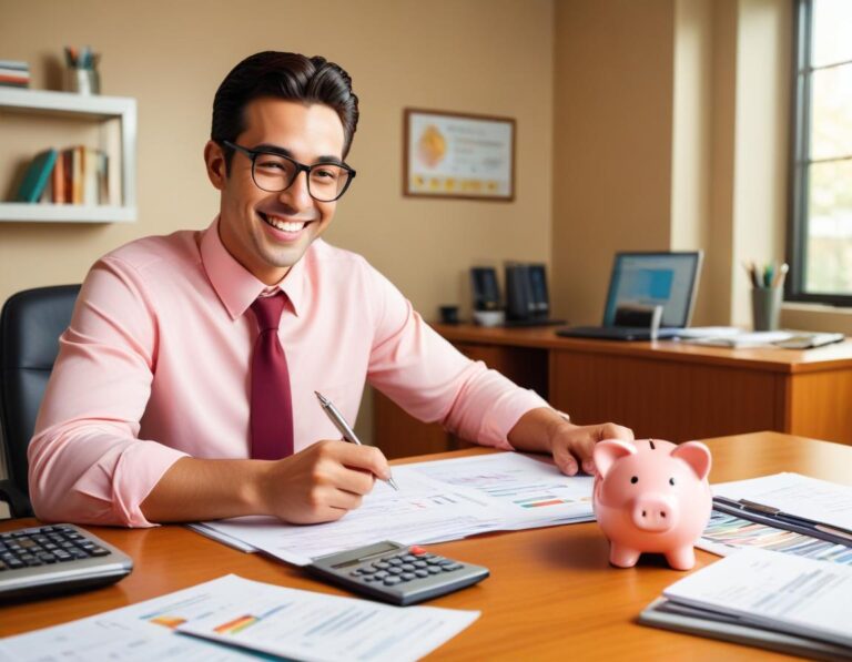 Thai: รวบรวมเงินบาทสดโดยสวยงามบนโต๊ะสตูดิโอมะฮอกกานี ทรงพุ่งแสงแส้ผ่านหน้าต่างในช่วงบ่ายอันอบอุ่น