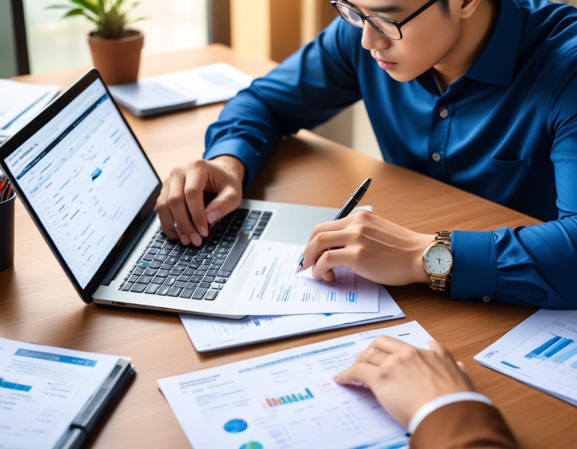 ภาพแสดงขั้นตอนวิธีการบันทึกบัญชีเงินลงทุนด้วยกราฟิกตัวอักษรและสัญลักษณ์การเงิน