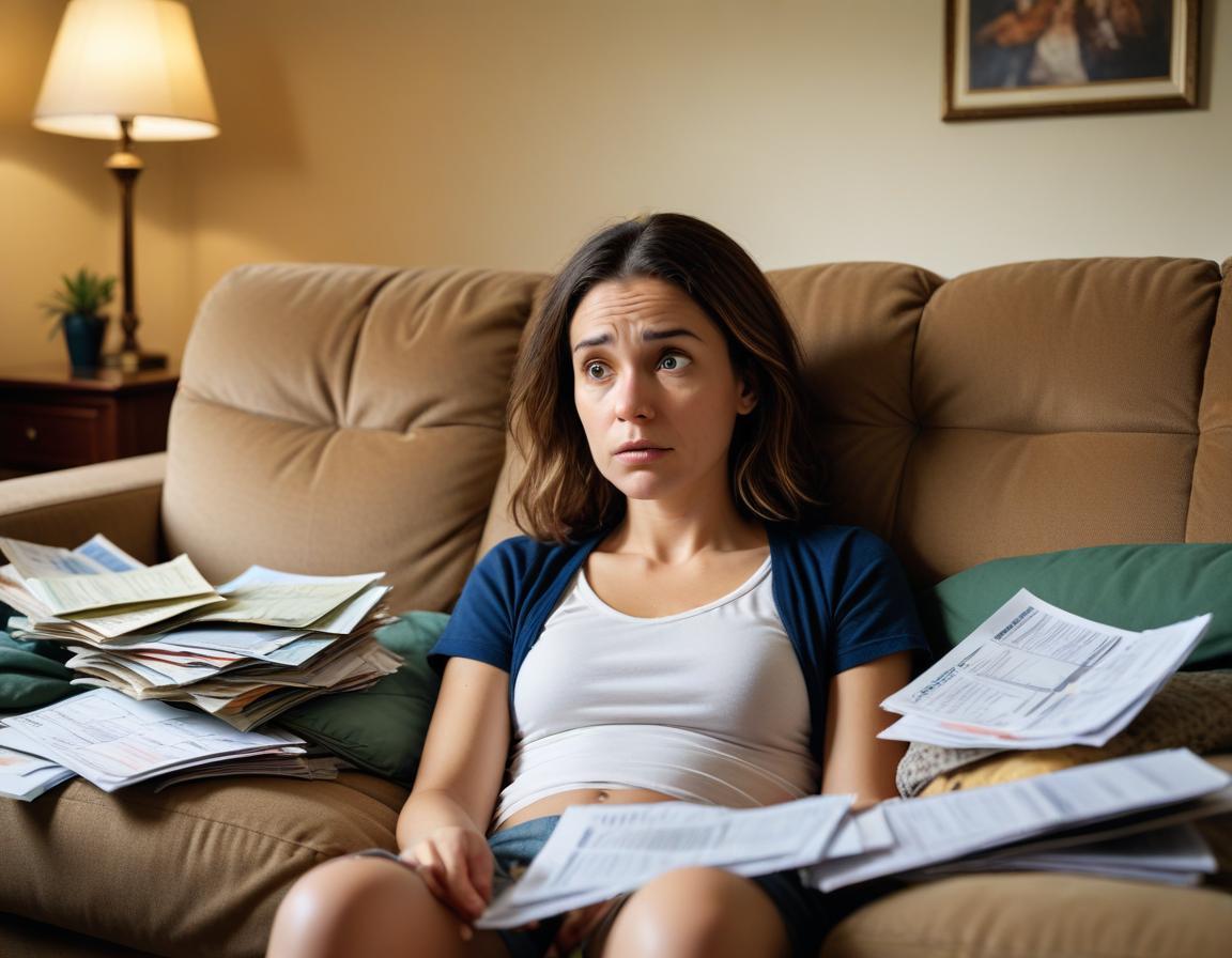 ชายคนหนึ่งถือบัตรเครดิต ใบหน้าดูวิตกกังวล สะท้อนถึงหนี้ที่ยังไม่ได้ชำระ