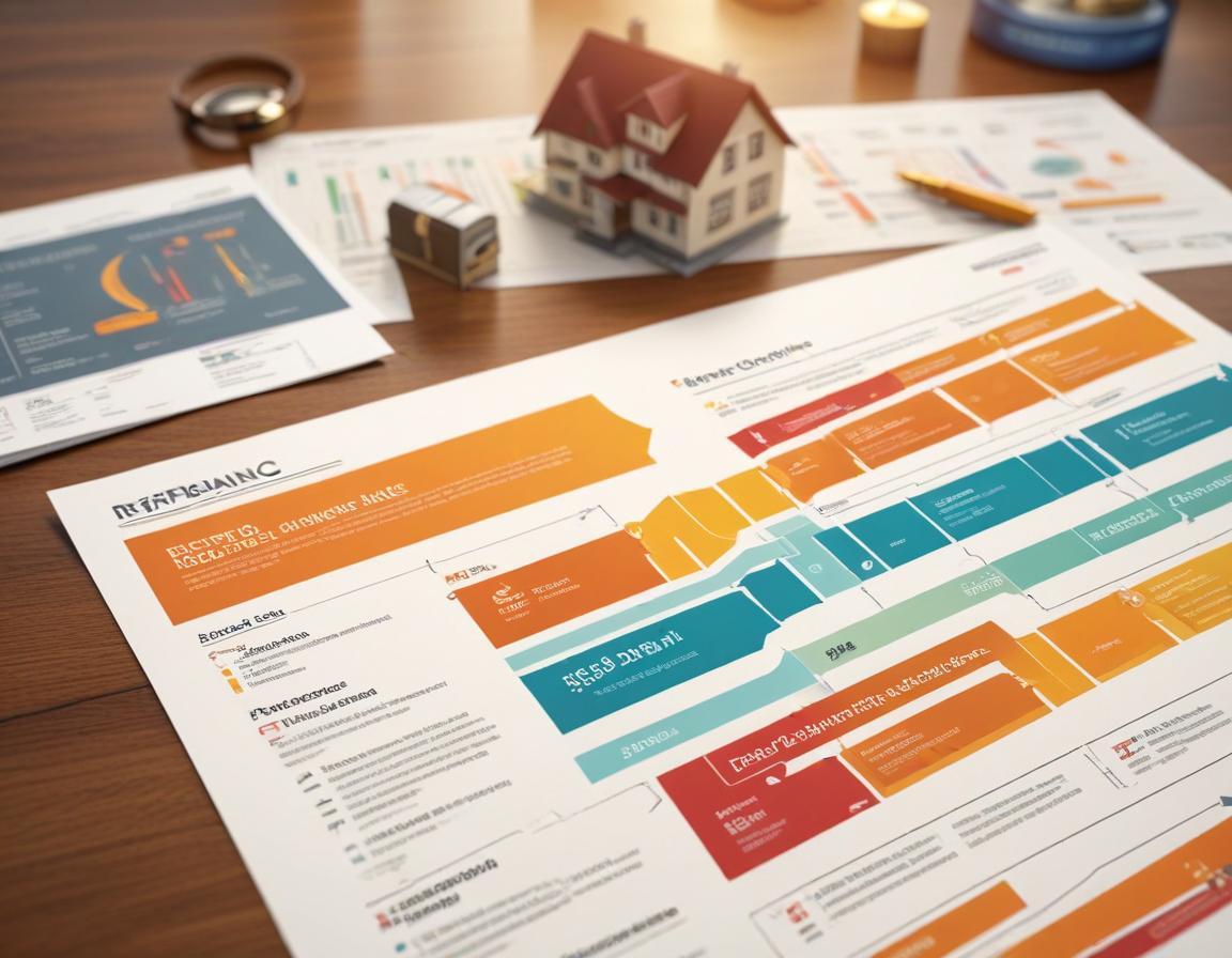 อินโฟกราฟิกเกี่ยวกับกระบวนการรีไฟแนนซ์บ้านหลังผ่อนชำระ 3 ปีในภาษาไทย