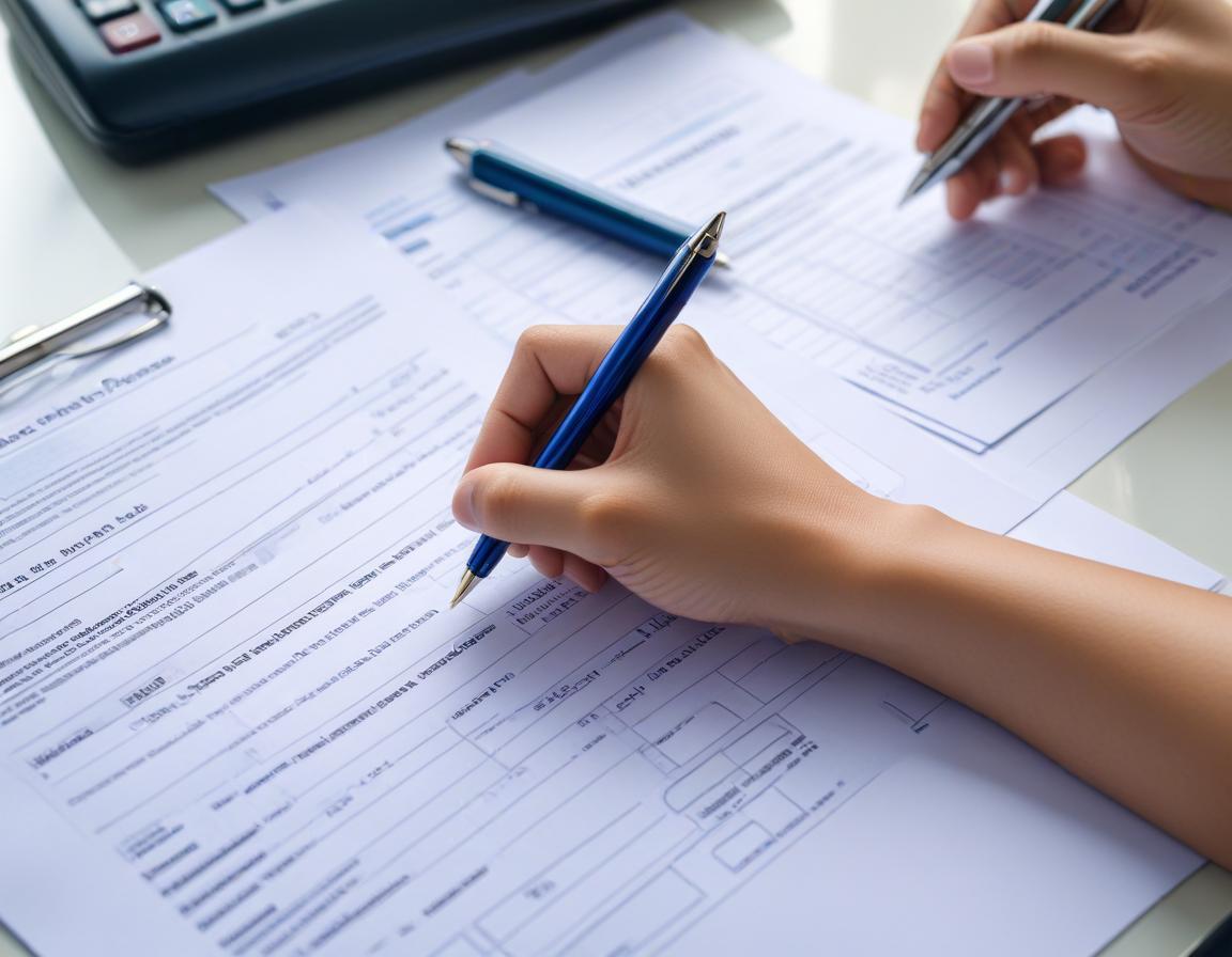 มือถือเอกสารการรีไฟแนนซ์รถยนต์ โดยมีภาพรถยนต์เป็นพื้นหลังพร่ามัว