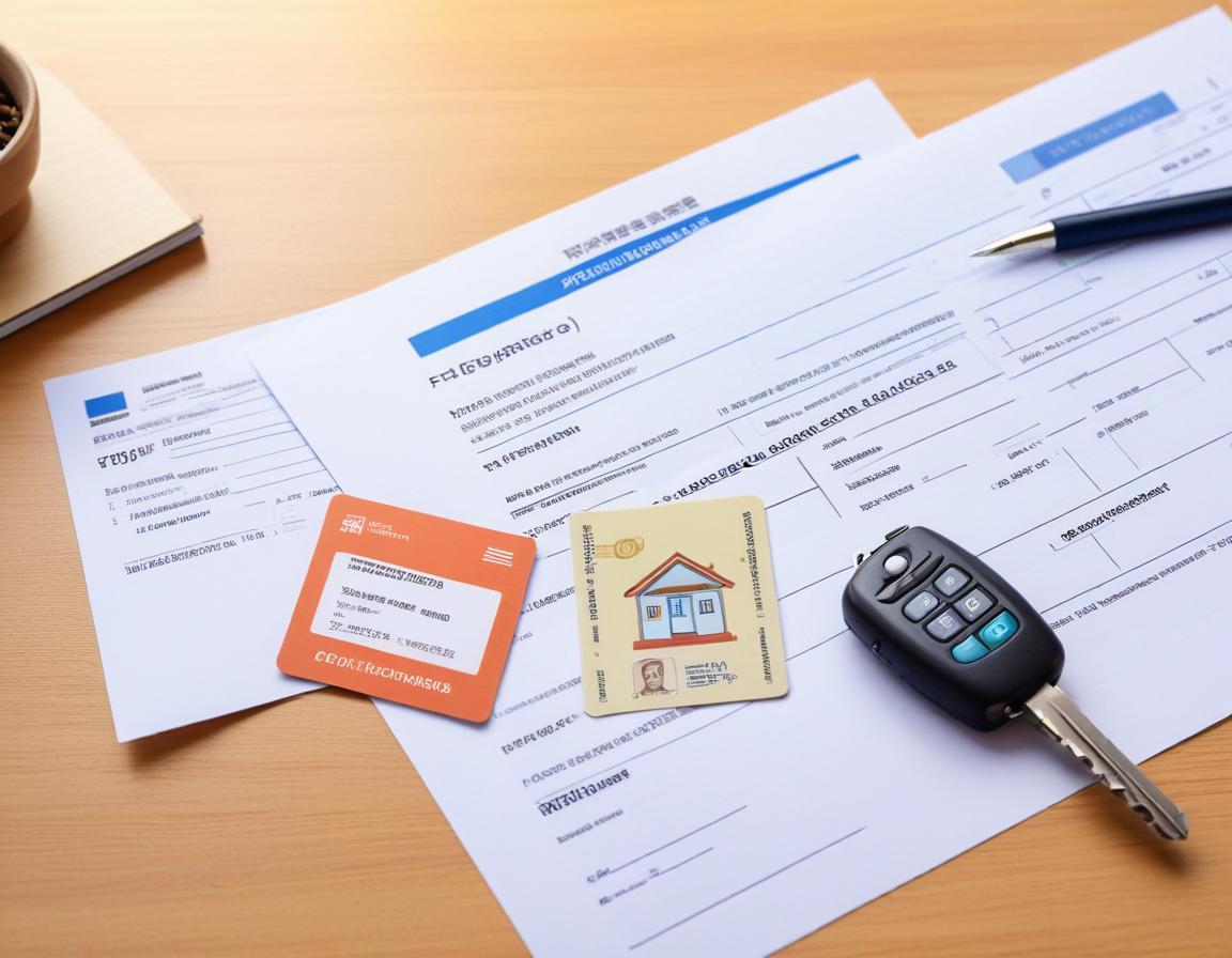 ภาพแสดงรายการเอกสารที่จำเป็นสำหรับการรีไฟแนนซ์รถยนต์ในภาษาไทยและอังกฤษ