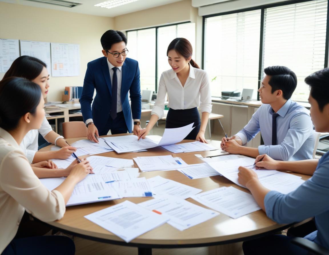 ผู้ชายสองคนกำลังเจรจาต่อรองการดาวน์รถที่ติดไฟแนนซ์ในห้องประชุม