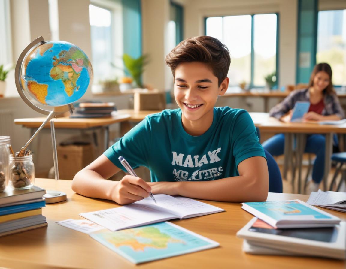 แอปติดตามการออมเงินสำหรับการท่องเที่ยวของนักเรียนบนหน้าจอโทรศัพท์มือถือ