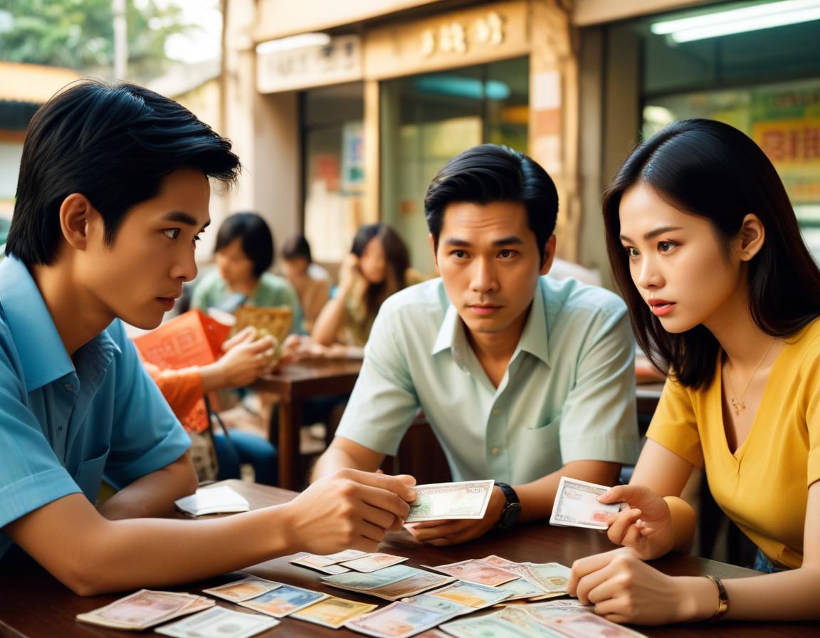 ภาพกราฟิกแสดงประเภทของหนี้นอกระบบ เช่น หนี้จากเงินกู้รายวัน