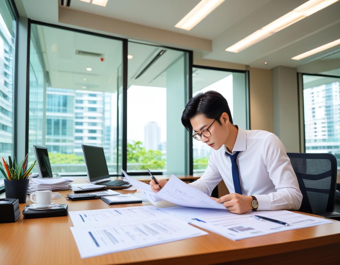 ภาพเอกสารการเงินที่เกี่ยวข้องกับการพิจารณาสินเชื่อส่วนบุคคลพร้อมข้อมูลเงินเดือน