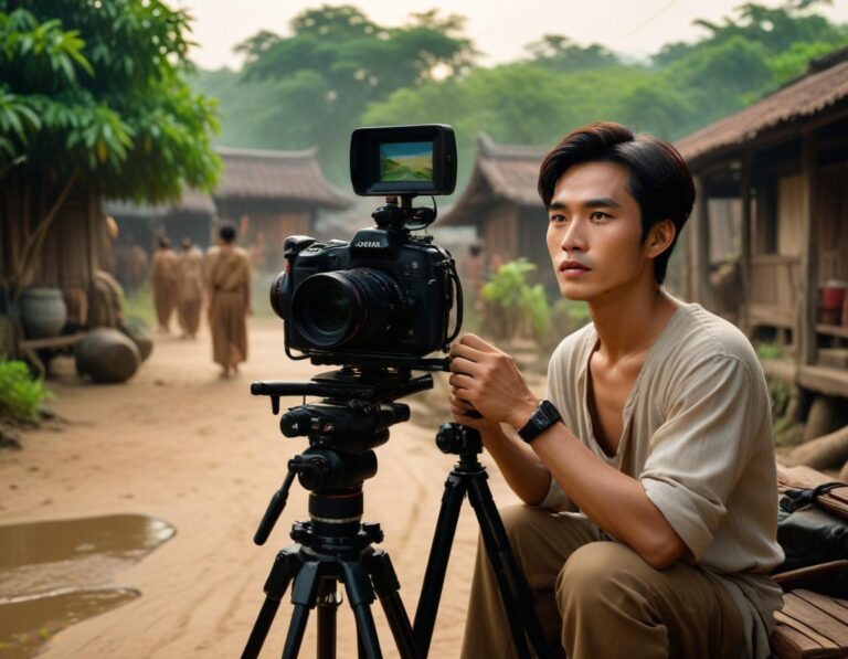 ภาพถ่ายรถตุ๊กตุ๊กดั้งเดิมหล่อหลายด้วยลวดลามไทยที่ปักี้ภูมิใจนอกจากร้านค้าเต็มไปด้วยผลไม้สีสัน ผ้าไหม และของขวัญ - Thai