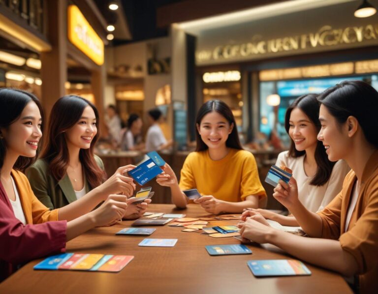 ภาพถ่าย เหมือนจริง ของ บัตรเครดิต หลากหลาย แบบ มี พื้นผิว นูน และ แสงธรรมชาติ