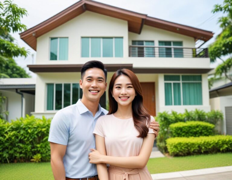 บ้านไทย ดั้งเดิม ท่ามกลาง ธรรมชาติ เขียวขจี สถาปัตยกรรม ละเอียด แสง ทอง สาด ส่อง บรรยากาศ สงบ