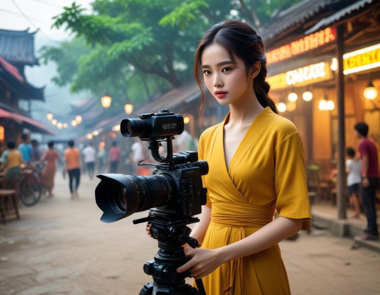 ภาพถ่ายใกล้ชิด ดอกกล้วยไม้ บาน ท่ามกลาง สวนเขตร้อน แสง เงา รายละเอียด สีสัน สดใส