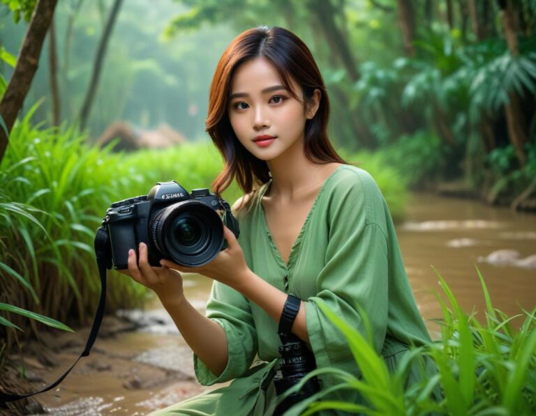 ภาพ เหมือนจริง สอง วิญญาณ รวม เป็น หนึ่ง ใน ภูมิทัศน์ ลึกลับ แสดง การ เชื่อม จิตใจ