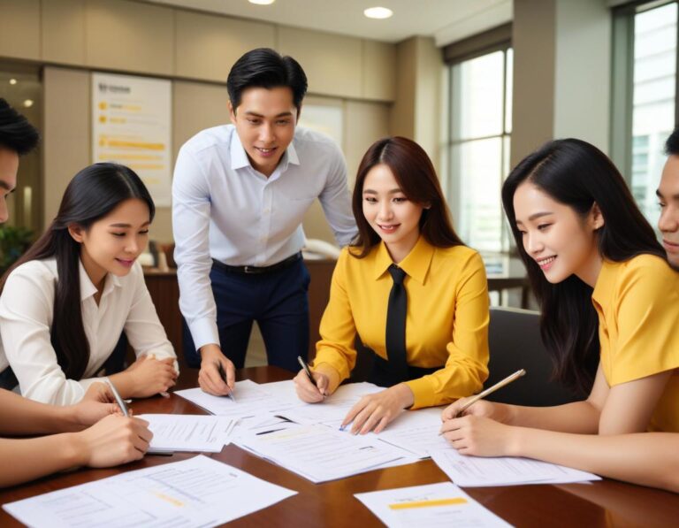 ภาพกรุงเทพ ผสม สถาปัตยกรรม เก่า ใหม่ ตลาด คึกคัก แสง พระอาทิตย์ ตก สี สด