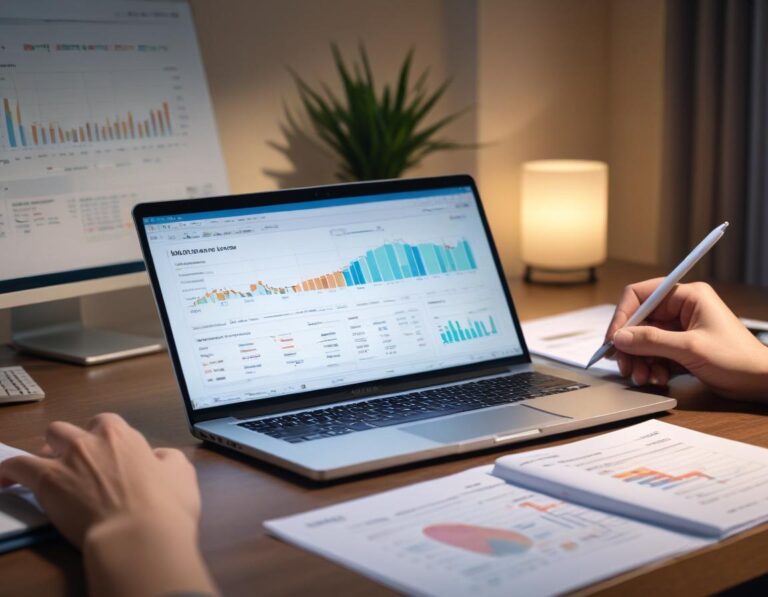 เจ้าของบ้าน นั่งตรงข้าม ที่ปรึกษาการเงิน UOB เปรียบเทียบ อัตราดอกเบี้ย รีไฟแนนซ์ บน โต๊ะกระจก ด้วย แสงอบอุ่นธรรมชาติ